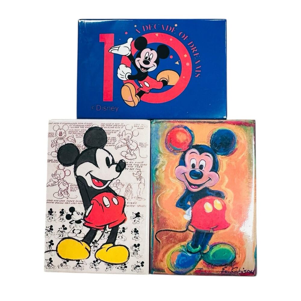 Vintage Mickey Mouse Fridge Magnet Colorful Art Decade Of Dreams Eric Robinson
